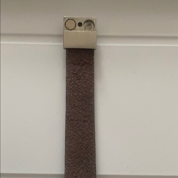 Joseph Abboud Brown Leather Wrapped Bracelet - Picture 6 of 8